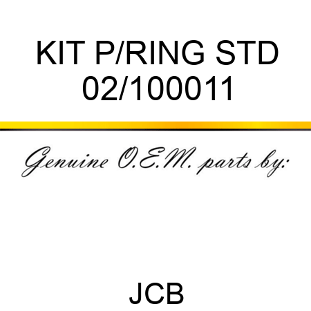KIT P/RING STD 02/100011