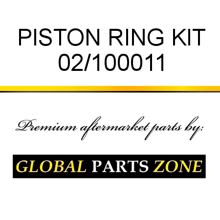 PISTON RING KIT 02/100011