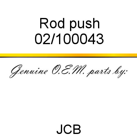 Rod, push 02/100043