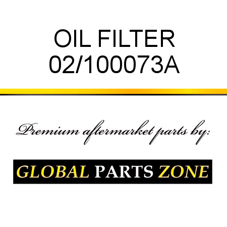 OIL FILTER 02/100073A