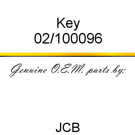 Key 02/100096