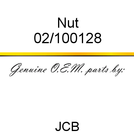 Nut 02/100128