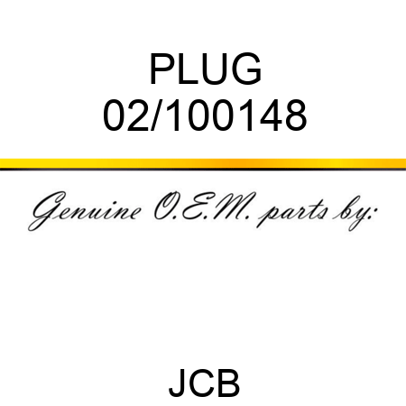 PLUG 02/100148