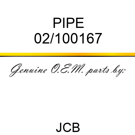 PIPE 02/100167