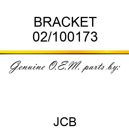 BRACKET 02/100173