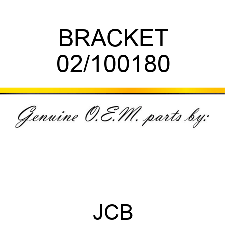 BRACKET 02/100180