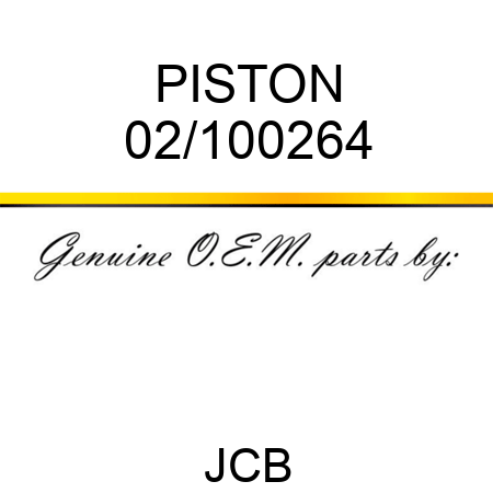 PISTON 02/100264