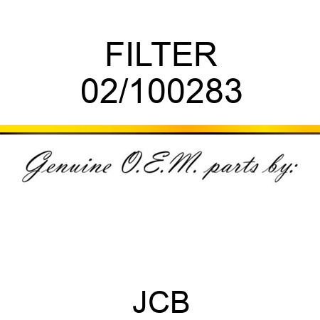 FILTER 02/100283