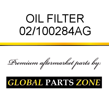 OIL FILTER 02/100284AG