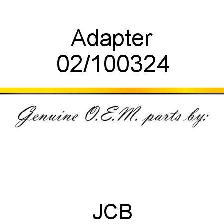 Adapter 02/100324