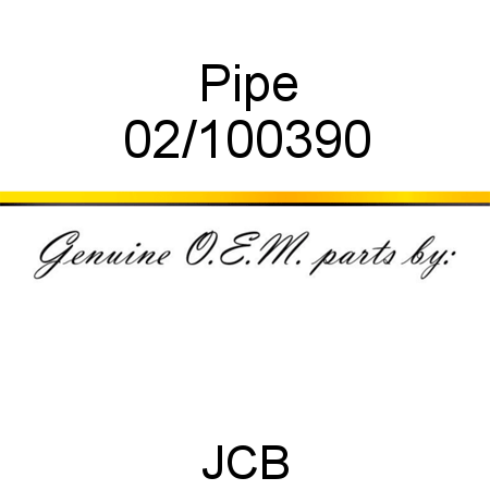 Pipe 02/100390