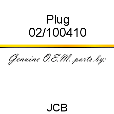 Plug 02/100410
