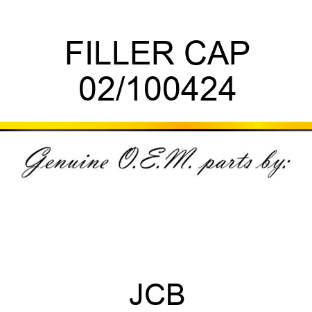 FILLER CAP 02/100424