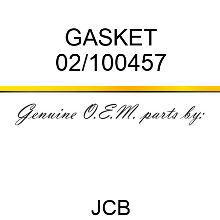 GASKET 02/100457