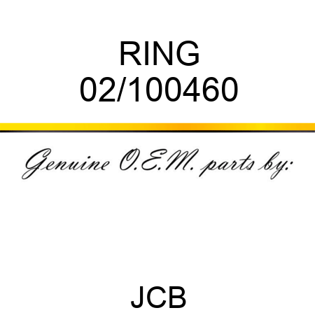 RING 02/100460