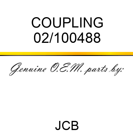 COUPLING 02/100488