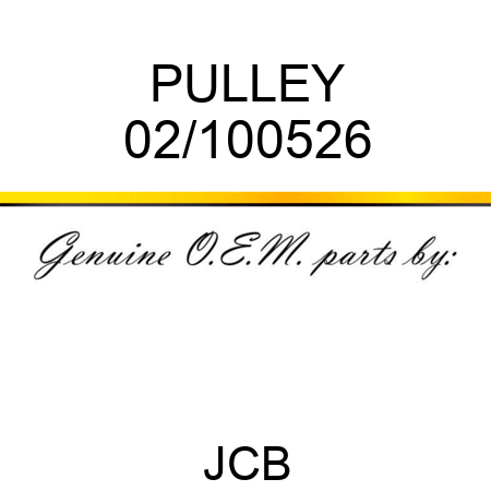PULLEY 02/100526