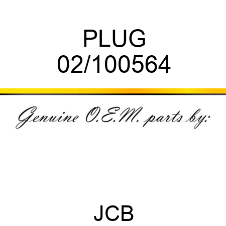 PLUG 02/100564