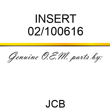 INSERT 02/100616