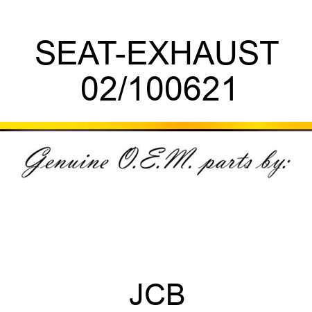 SEAT-EXHAUST 02/100621