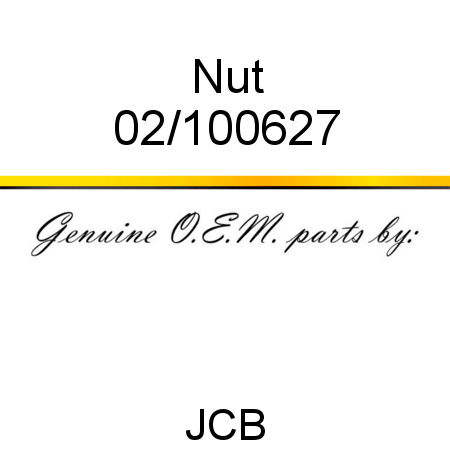 Nut 02/100627