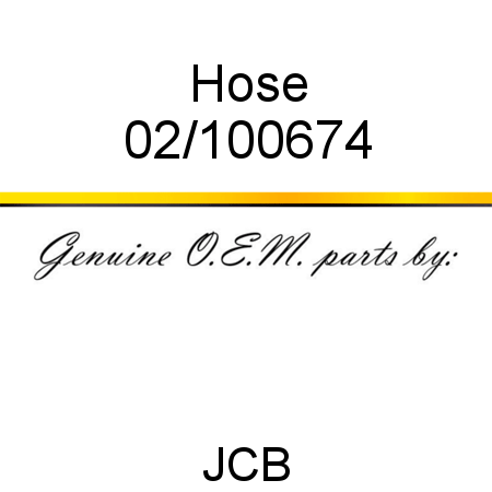 Hose 02/100674