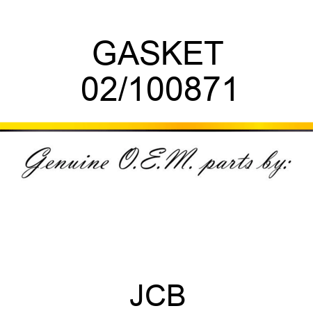 GASKET 02/100871