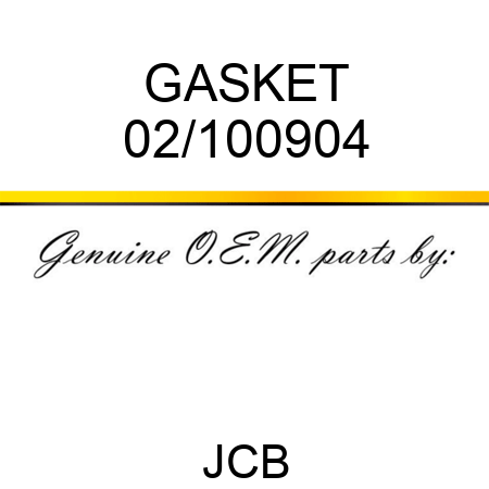 GASKET 02/100904