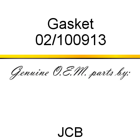 Gasket 02/100913