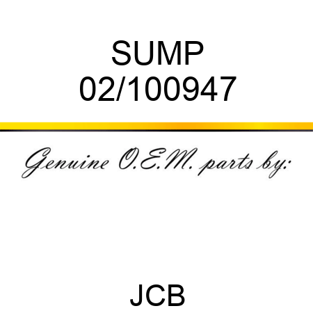 SUMP 02/100947