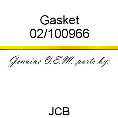 Gasket 02/100966