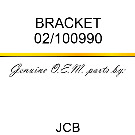 BRACKET 02/100990