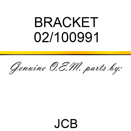 BRACKET 02/100991