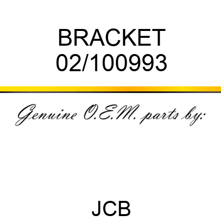 BRACKET 02/100993