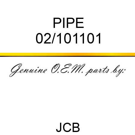 PIPE 02/101101