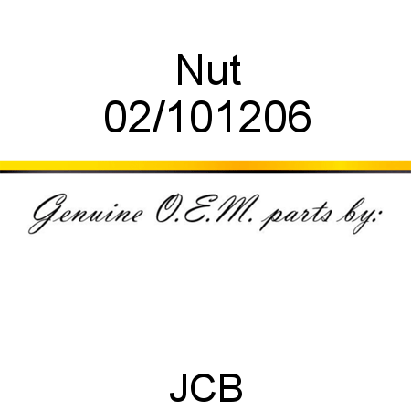 Nut 02/101206