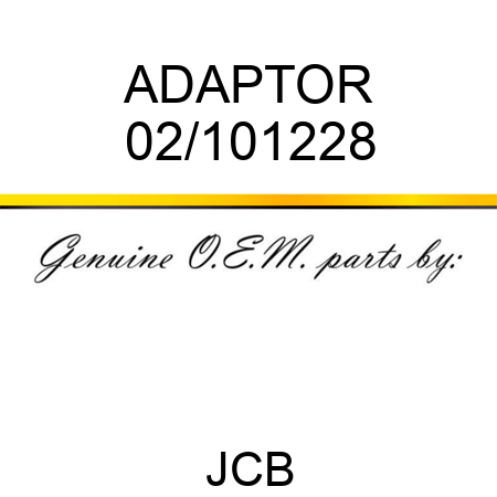 ADAPTOR 02/101228