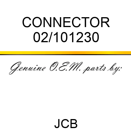 CONNECTOR 02/101230