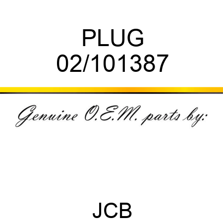 PLUG 02/101387