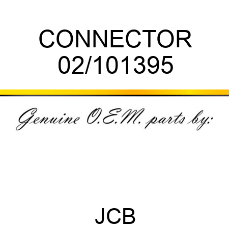 CONNECTOR 02/101395