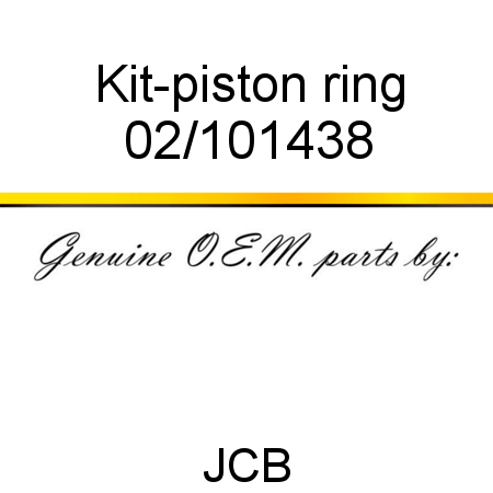 Kit-piston ring 02/101438