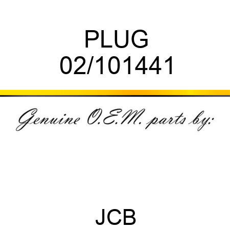 PLUG 02/101441