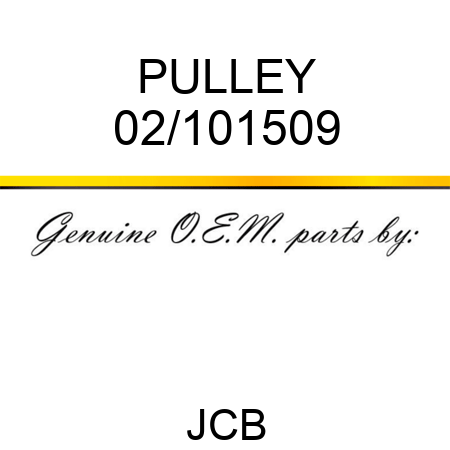 PULLEY 02/101509