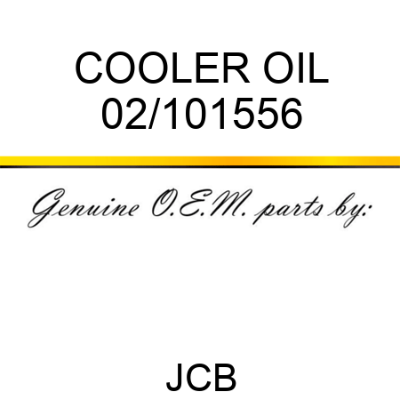 COOLER OIL 02/101556