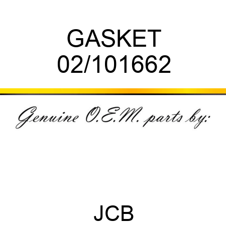 GASKET 02/101662