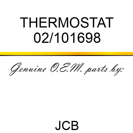 THERMOSTAT 02/101698