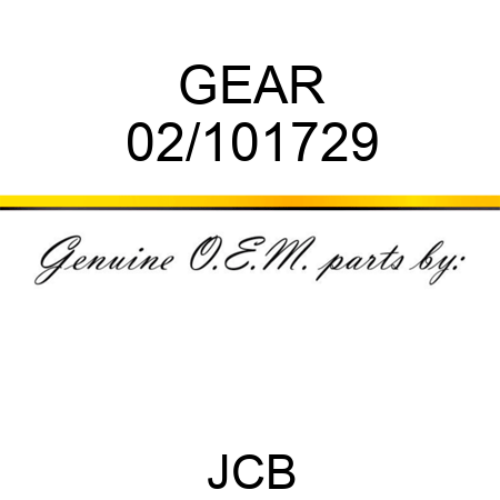 GEAR 02/101729