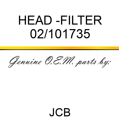 HEAD -FILTER 02/101735