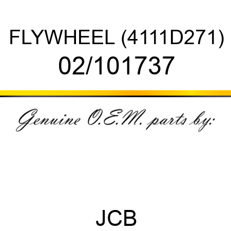 FLYWHEEL (4111D271) 02/101737