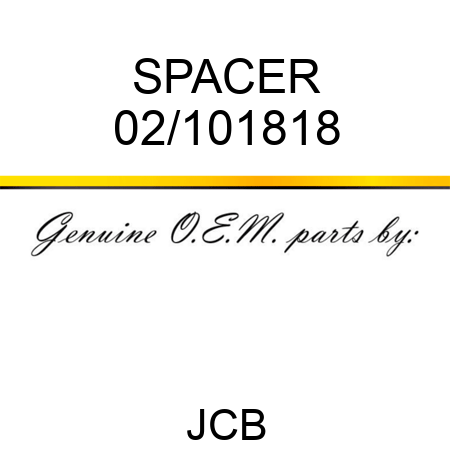 SPACER 02/101818